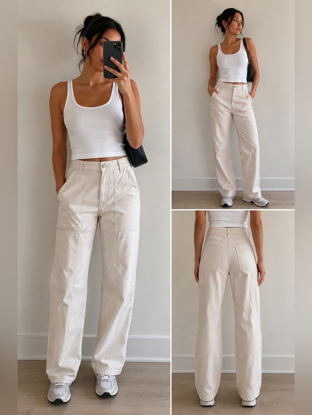 Wilfred Straight Leg Pants in Light Beige